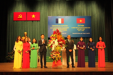 Lễ kỷ niệm 45 năm thiết lập quan hệ ngoại giao Việt Nam – Pháp